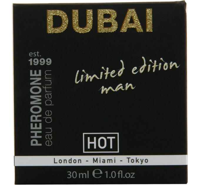 Туалетна вода для чоловіків HOT Dubai Limited Edition з феромонами, 30 мл