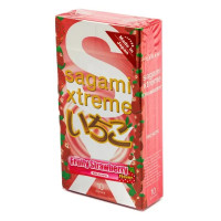 Ультратонкі презервативи Sagami Xtreme Strawberry 0,04 мм (ціна за упаковку, 10 шт.)