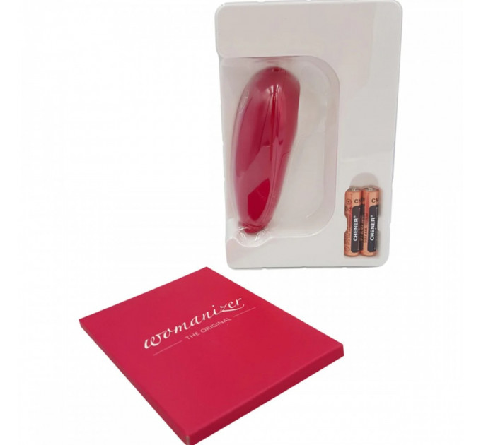 Вакуумный клиторальный стимулятор WOMANIZER Mini Red Wine
