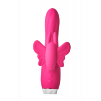 Вібратор кролик у вигляді Метелики Dream Toys Flirts Butterfly, рожевий, 17 см х 3 см