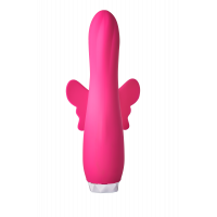 Вібратор кролик у вигляді Метелики Dream Toys Flirts Butterfly, рожевий, 17 см х 3 см