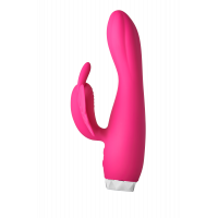 Вібратор кролик у вигляді Метелики Dream Toys Flirts Butterfly, рожевий, 17 см х 3 см