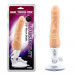 Вибратор реалистичный на присоске Chisa Real Touch XXX, с рельефом, бежевый, 25.5 х 3.6 см