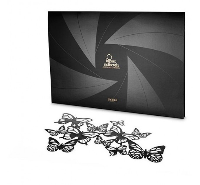 Вінілова маска SYBILLE від Bijoux Indiscrets, чорна
