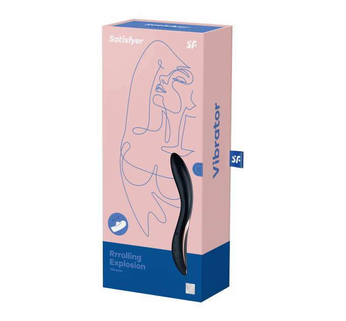 Инновационный вибратор для точки SATISFYER RRROLLING EXPLOSION BLACK