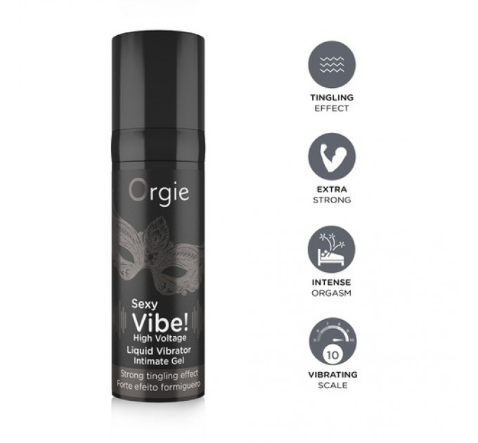 Жидкий вибратор Orgie «SEXY VIBE» интенсивность вибрации: сильная, 15 мл