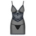 Сорочка Obsessive 866-CHE-1 chemise & thong L/XL