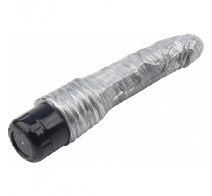 Вибратор реалистичный Chisa Dark Muscle 22.3 см, серебристый