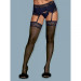 Чулки Obsessive Drimera stockings blue S/M