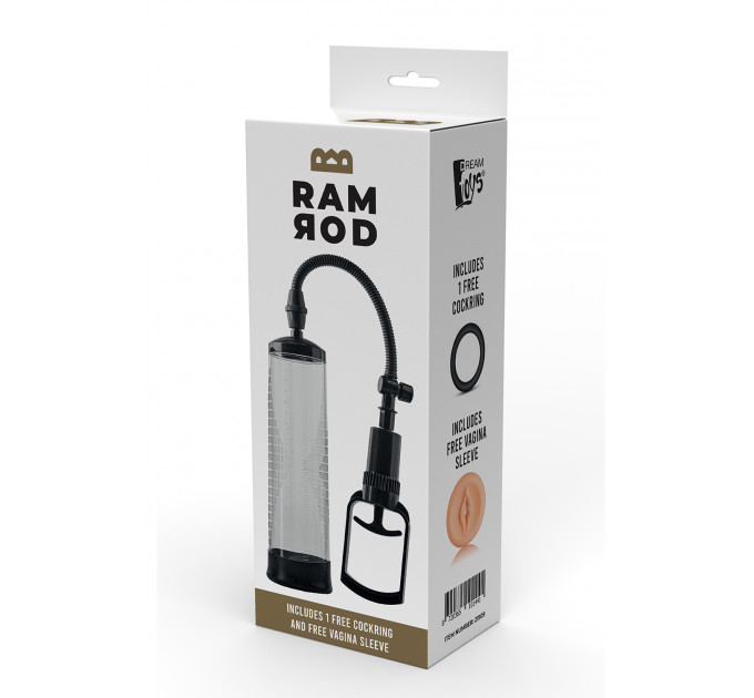 Вакуумная помпа для пениса Dream Toys RAMROD PENIS PUMP TRIGGER