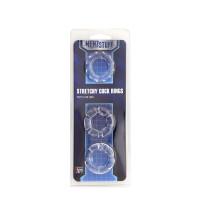 КОЛЬЦО MENZSTUFF STRETCHY COCK RINGS, ПРОЗРАЧНОЕ