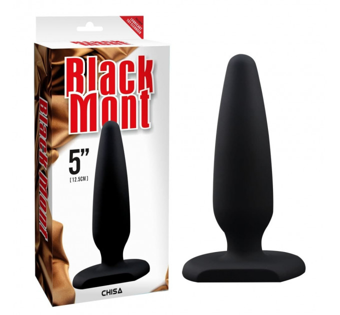 Анальный плаг Chisa Black Mont, черный, XL