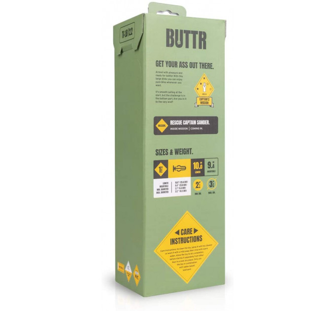 Велика анальна пробка BUTTR Tactical I Dildo