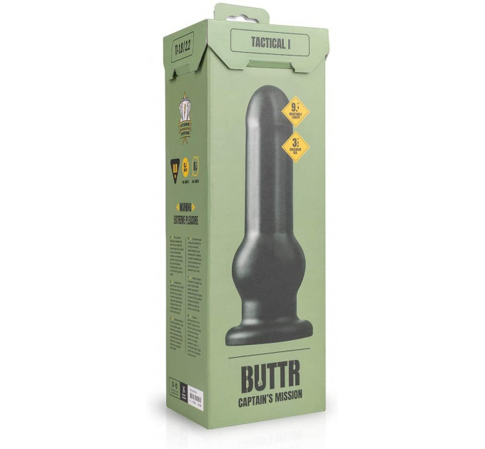 Велика анальна пробка BUTTR Tactical I Dildo