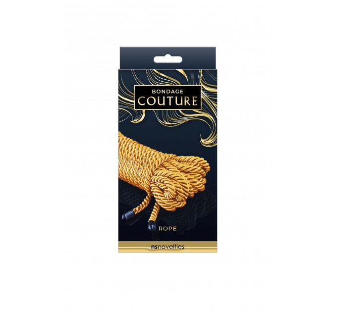 Бондажная веревка желтая BONDAGE COUTURE ROPE GOLD
