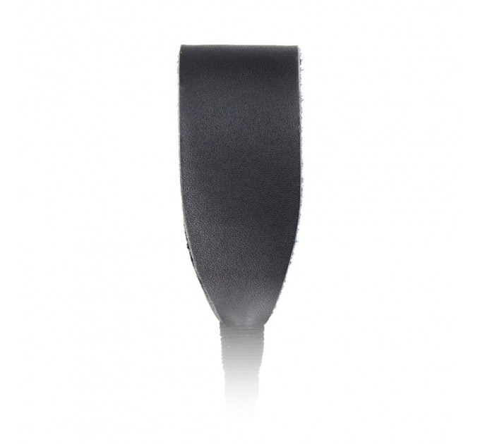Стек кожа DS Fetish чорный golden tip