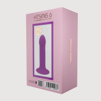 Фаллоимитатор термореактивный Adrien Lastic Hitsens 6 на присоске, фиолетовый