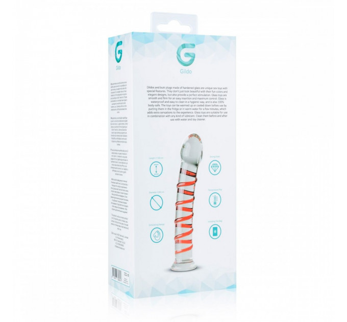 Фалоиммитатор стекло Gildo Glass Dildo No.15