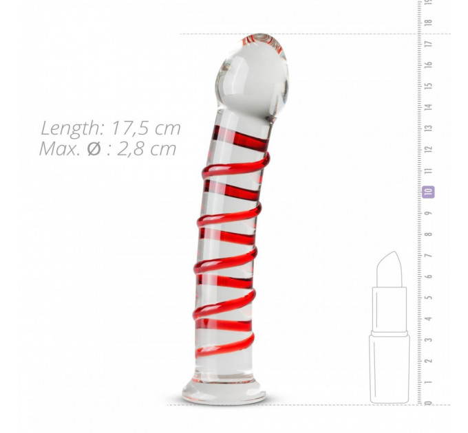 Фалоиммитатор стекло Gildo Glass Dildo No.15