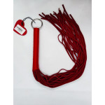 Флоггер DS Fetish Leather flogger red