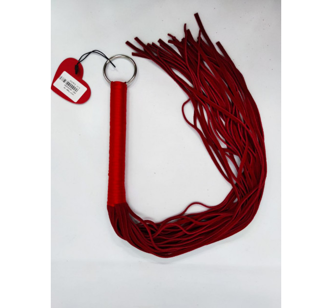 Флоггер DS Fetish Leather flogger red