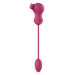 Гибкий двойной стимулятор и вибрационное яйцо Dream Toys Essentials, розовый