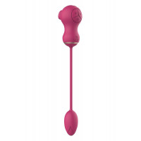 Гнучкий подвійний стимулятор та вібраційне яйце Dream Toys Essentials, рожевий