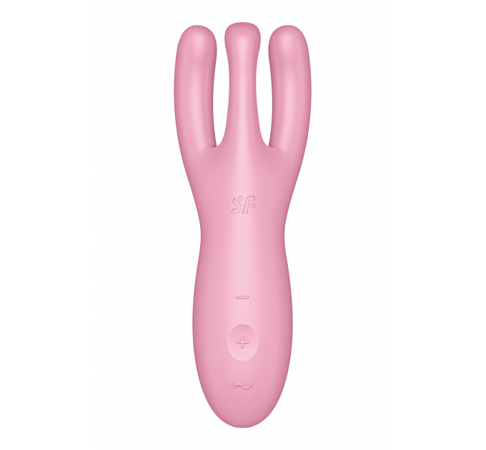 Гибкий смарт вибратор SATISFYER THREESOME 4 CONNECT APP PINK