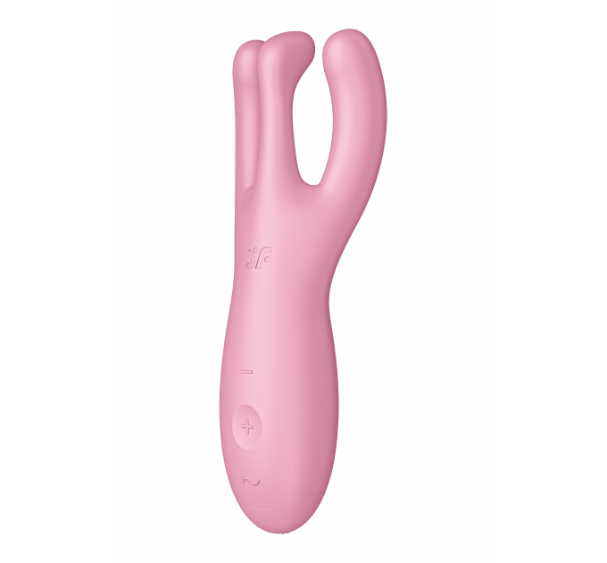 Гибкий смарт вибратор SATISFYER THREESOME 4 CONNECT APP PINK