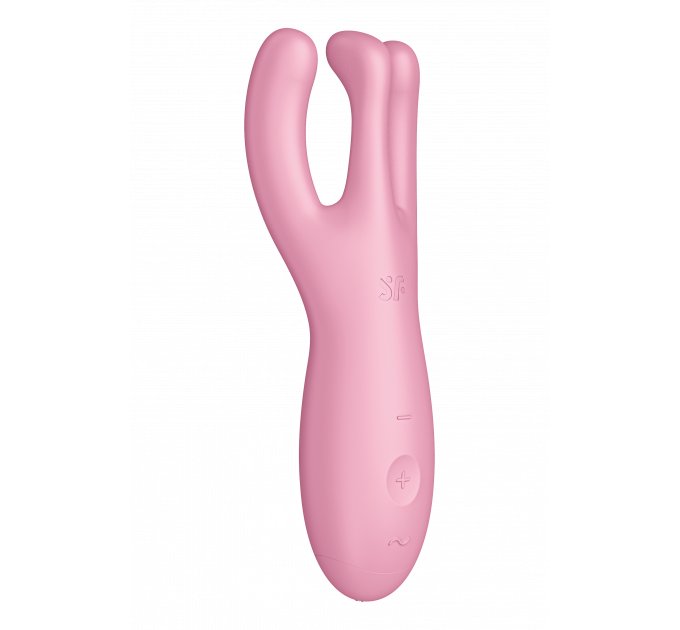Гибкий смарт вибратор SATISFYER THREESOME 4 CONNECT APP PINK