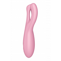 Гнучкий смарт-вібратор Satisfyer Threesome 4 Connect App рожевий