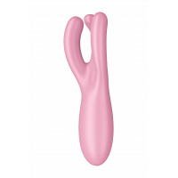 Гнучкий смарт-вібратор Satisfyer Threesome 4 Connect App рожевий