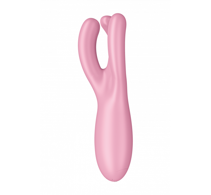 Гибкий смарт вибратор SATISFYER THREESOME 4 CONNECT APP PINK