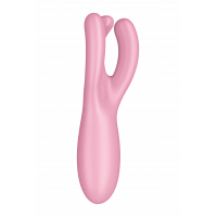 Гнучкий смарт-вібратор Satisfyer Threesome 4 Connect App рожевий
