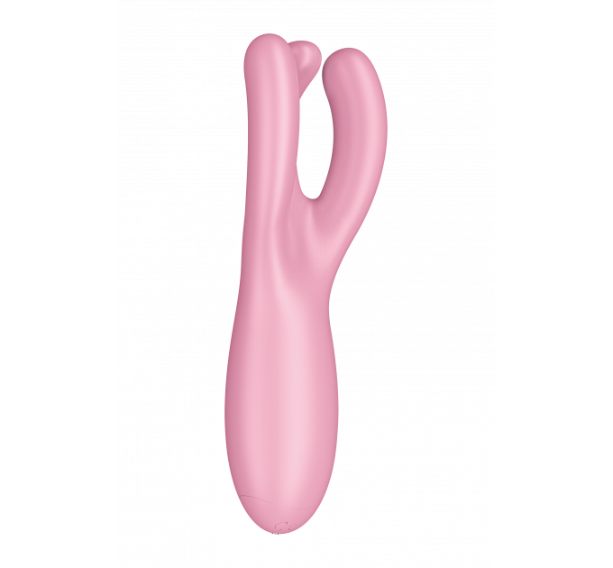Гибкий смарт вибратор SATISFYER THREESOME 4 CONNECT APP PINK