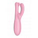 Гибкий смарт вибратор SATISFYER THREESOME 4 CONNECT APP PINK