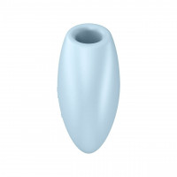 Клиторальный вакуумный вибратор в виде СЕРДЦА Satisfyer Cutie Heart голубой