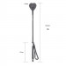 Стек сердце DS Fetish Whip heart black