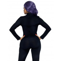 Комбінезон скелет із квітковим принтом Leg Avenue Floral skeleton catsuit S