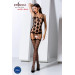 Комбинезон имитация корсета с чулками Passion BS067 black