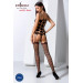 Комбинезон имитация корсета с чулками Passion BS067 black