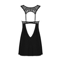 Комплект Пеньюар и трусики Donna Dream babydoll, черный, XS/S
