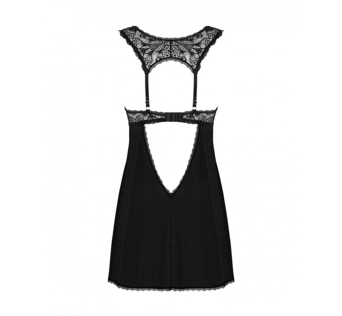 Комплект Пеньюар и трусики Donna Dream babydoll, черный, XS/S
