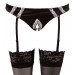 Костюм горничной Cottelli Collection Maid Set, 6 предметов, черно-белый, M