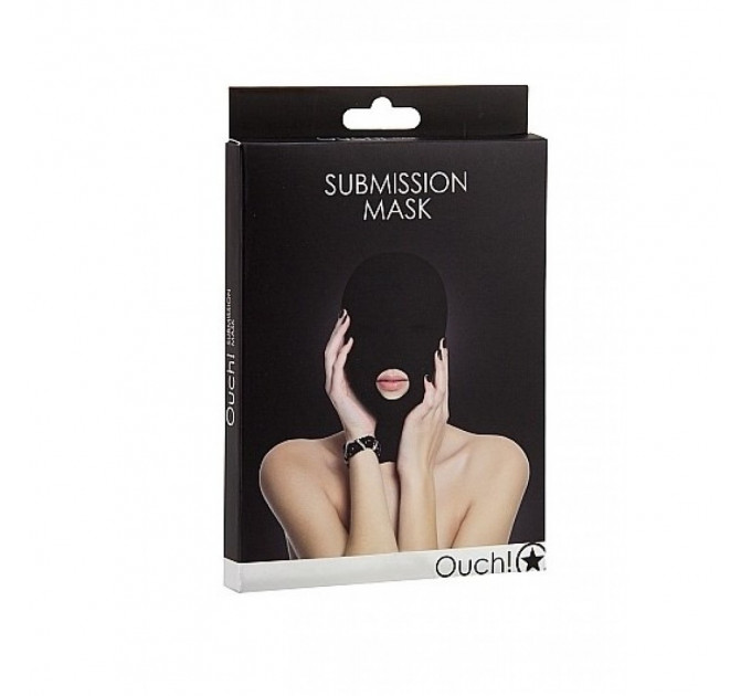 Маска с отверстиями для рта и глаз OUCH Subversion Mask - Black