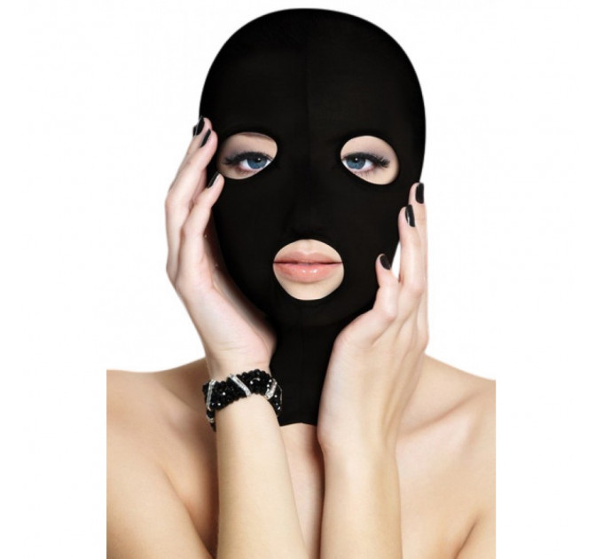 Маска с отверстиями для рта и глаз OUCH Subversion Mask - Black