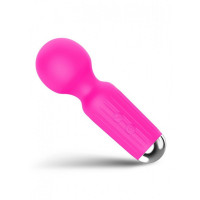 Міні-вібратор для клітора рожевий Rechargeable Mini Masager USB 20 Functions