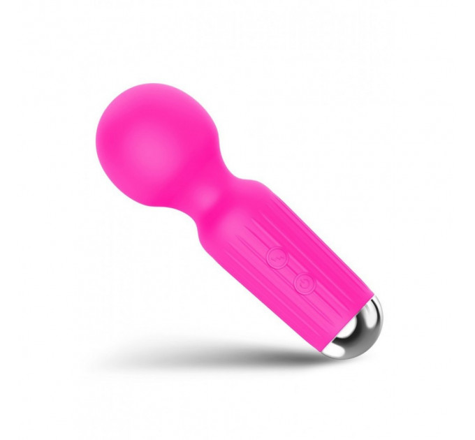 Мини-Вибратор для клитора розовый Rechargeable Mini Masager USB 20 Functions