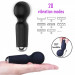 Мини-Вибратор для клитора розовый Rechargeable Mini Masager USB 20 Functions