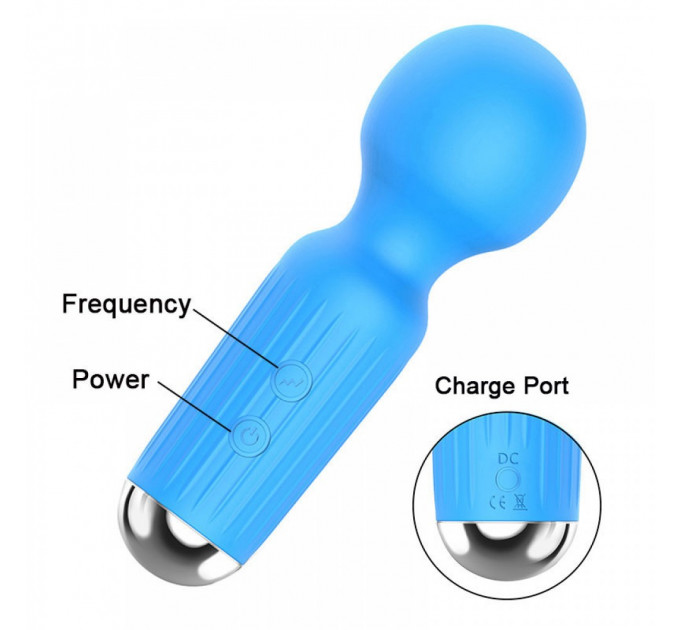 Мини-Вибратор для клитора розовый Rechargeable Mini Masager USB 20 Functions